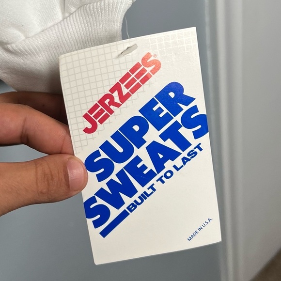 DEADSTOCK Vintage ‘80s Sweatshirt Pull over Jerzees Newton’s Apple - Picture 5 of 7